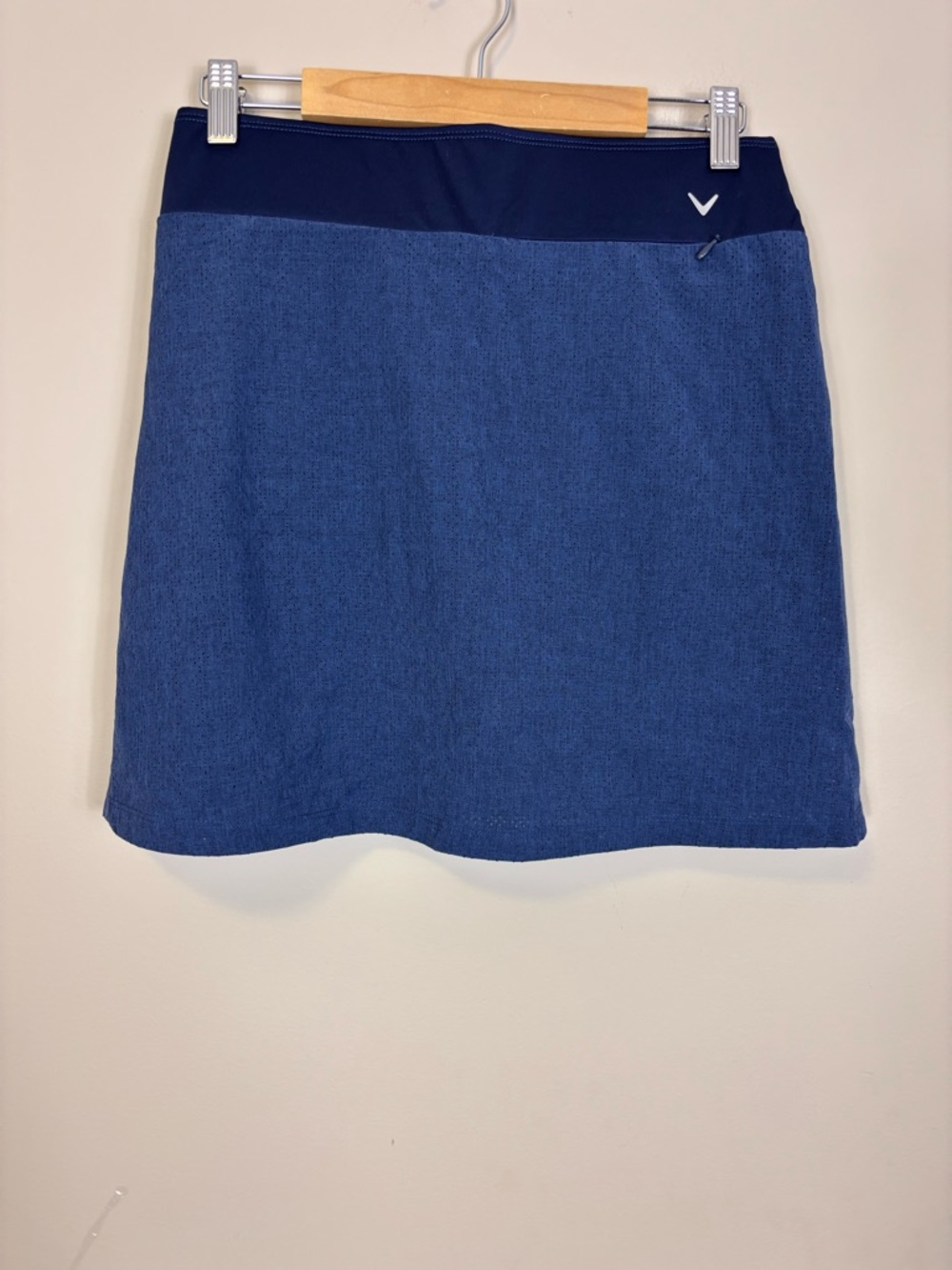 Callaway Opti-Dri Navy and Royal Blue A-Line Golf Skort XS